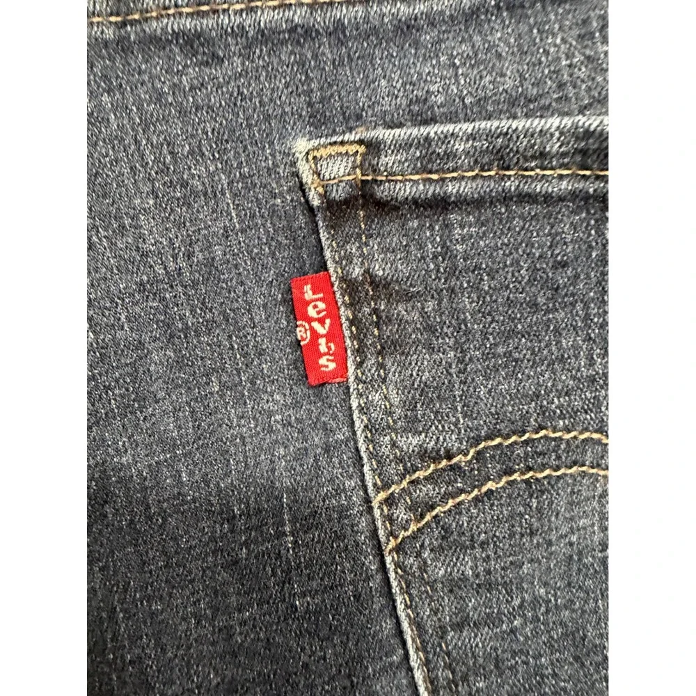 Levis Classic Bootcut Jeans Womens 20W Dark Wash Indigo Denim Plus Size Mid Rise